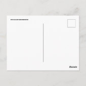 ROW HOUSESアートカラフルはがき ポストカード (裏面)