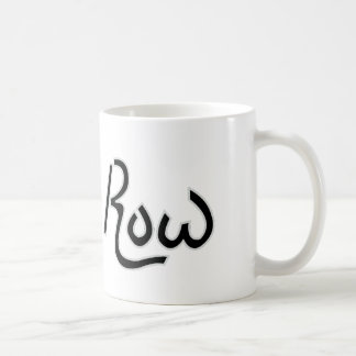 Row Mug王の(白い) コーヒーマグカップ