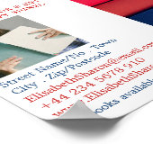 Row of Books, Writers Book Signing 広告's ポスター (角)