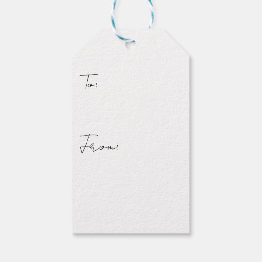 Row Of Houses ギフトタグ (裏面)