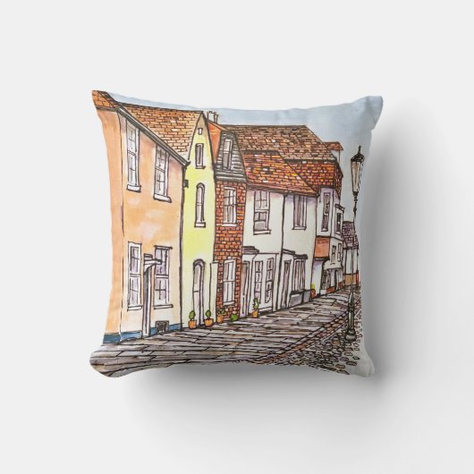 Row Of Houses クッション (正面)