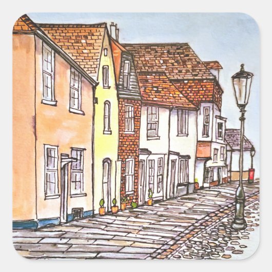 Row Of Houses スクエアシール (正面)