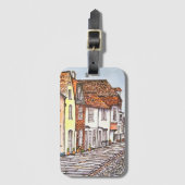 Row Of Houses ラゲッジタグ (正面縦)