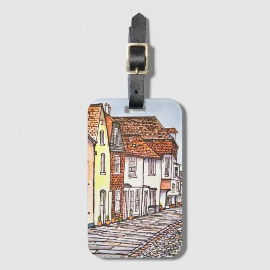 Row Of Houses ラゲッジタグ (正面縦)