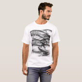 Row of Hoven's Carp: Bendayイラストレーション。 Tシャツ (正面フル)