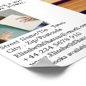 Row of Old Books, Writers Book Signing 広告's ポスター (角)