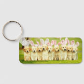 Row of Puppy Bunnies キーホルダー (裏面)