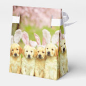 Row of Puppy Bunnies フェイバーボックス (裏面サイド)