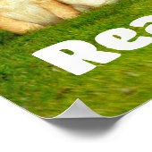 Row of Puppy Bunnies ポスター (角)