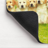 Row of Puppy Bunnies マウスパッド (コーナー)