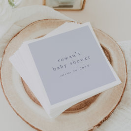 ROWANクラシックボーイブルー素朴シンプル赤ちゃんシャワー スタンダードカクテルナプキン