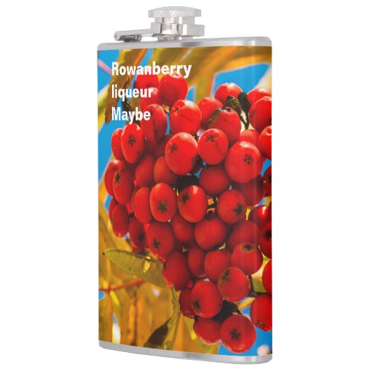 Rowan-berryのカスタマイおもしろいズ フラスク (左)