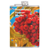Rowan-berryのカスタマイおもしろいズ フラスク (正面)