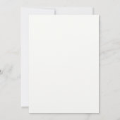 ROWAN Botanical Minimalist Wedding 招待状 (裏面)