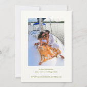 ROWAN Botanical Wedding Photo セーブザデート (裏面)