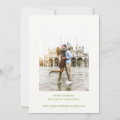 ROWAN Botanical Wedding Photo セーブザデート (裏面)