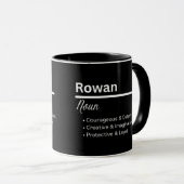 Rowan Boy Name Definition Personalized Mug マグカップ (正面右)