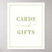 ROWAN Green Cards and Gifts Poster ポスター (正面)