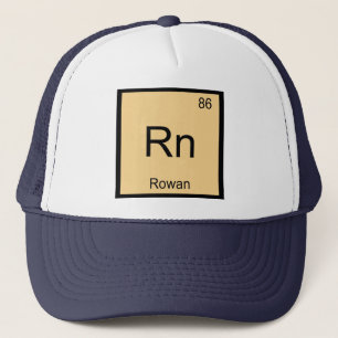 Rowan name化学要素周期表 キャップ