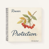 Rowan — Protection Spiral Notebook ノートブック (正面)