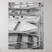 Rowboats Docked Classic Nautical ポスター (正面)