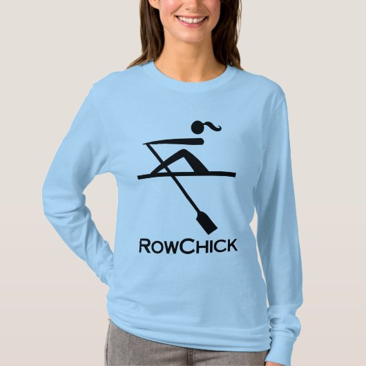 RowChickのロゴ Tシャツ (正面)