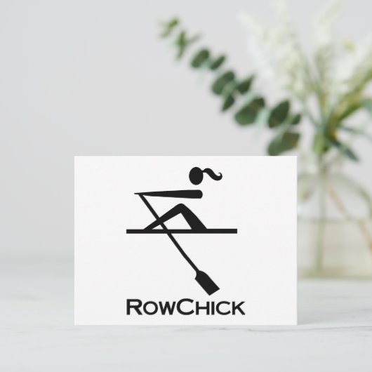 RowChickロゴ ポストカード (スタンド正面)