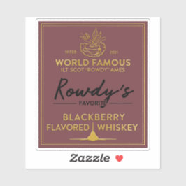 Rowdy's ウイスキーラベル ステッカー シール