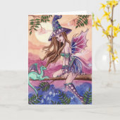 Rowenia - Witch and Dragon Card カード (黄色い花)