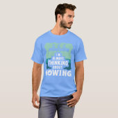 Rower always thinking about rowing sports row fami tシャツ (正面フル)