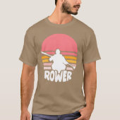 Rower Crew Rowing Row Sports friends Tシャツ (正面)