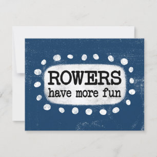 rowersのおもしろいグリーティングカードの数が増える カード