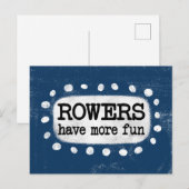 rowersのおもしろい葉書き ポストカード (正面/裏面)
