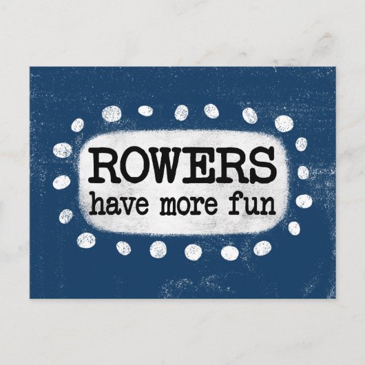 rowersのおもしろい葉書き ポストカード (正面)