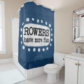 rowersより多くのおもしろいシャワーカーテン シャワーカーテン (インサイチュ)
