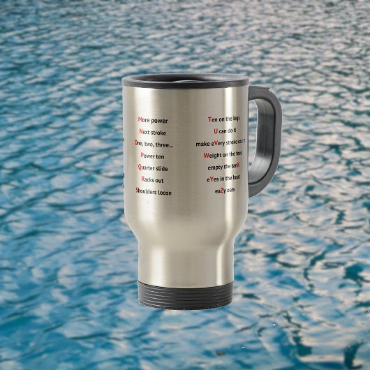 RowersアルファベットおもしろいAからZ トラベルマグ