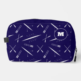 Rowing Boats and Oars Custom Blue and White ドップキット