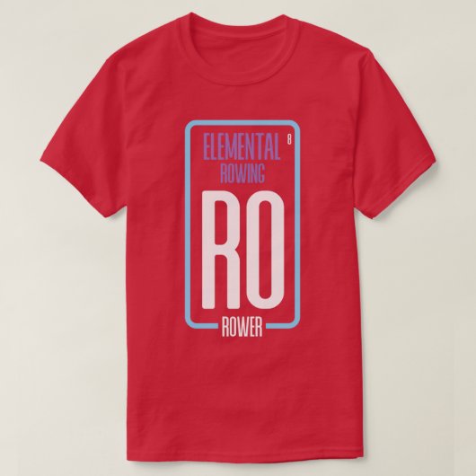 rowing canoe boat paddle row kayak rower 8 tシャツ (デザイン正面)