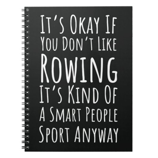 Rowing Christmas Ornament Rower Crew Gifts ノートブック (正面)