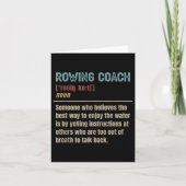 Rowing Coach Definition  カード (正面)
