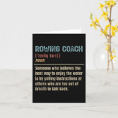 Rowing Coach Definition  カード (黄色い花)