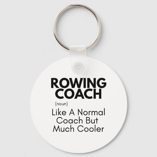 Rowing Coach Funny Definition: Rowing Coach Gift キーホルダー (正面)
