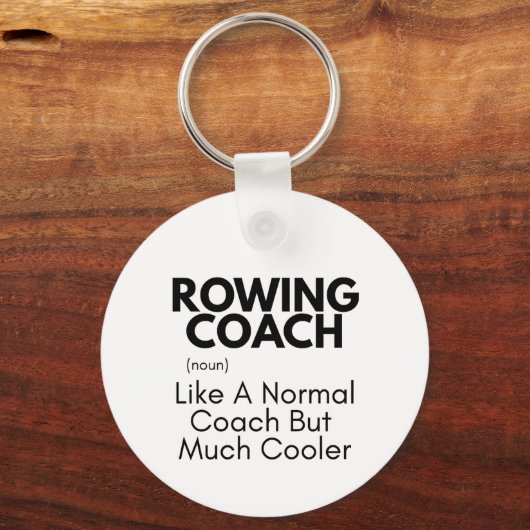 Rowing Coach Funny Definition: Rowing Coach Gift キーホルダー (裏面)