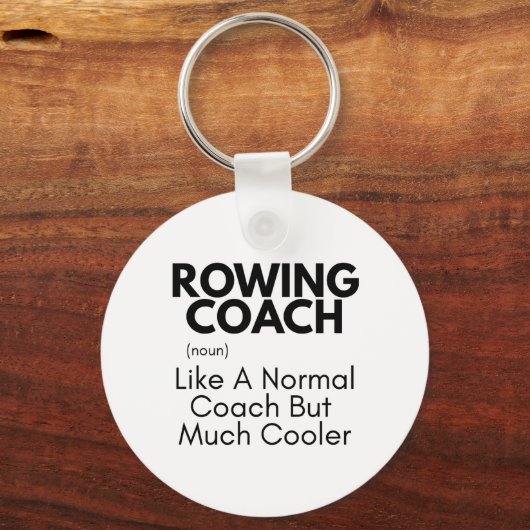 Rowing Coach Funny Definition: Rowing Coach Gift キーホルダー (正面)