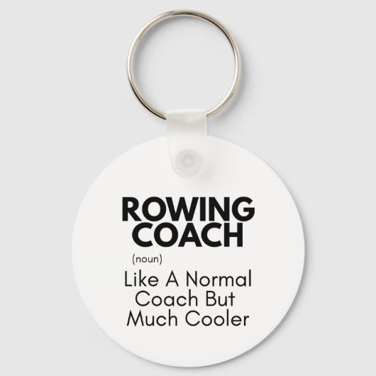 Rowing Coach Funny Definition: Rowing Coach Gift キーホルダー (裏面)