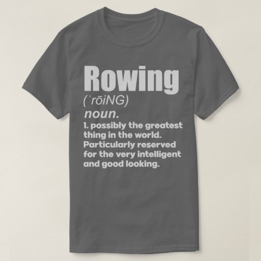 Rowing coach girl player gift tシャツ (デザイン正面)