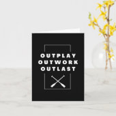 Rowing: Outwork. Outplay. Outlast. カード (黄色い花)