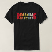 Rowing Retro Rower Rowing Boat Sport Gift  Tシャツ (デザイン正面)