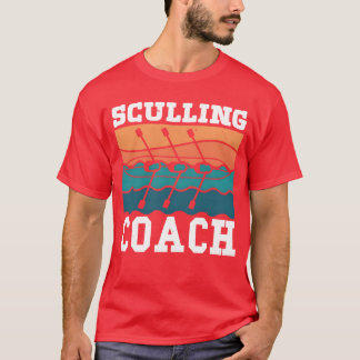 Rowing sculling coach rower rowing sports row retr tシャツ