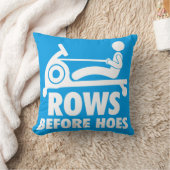 Rows Before Hoes – ローイングマおもしろいシントレーニング クッション (ブランケット)